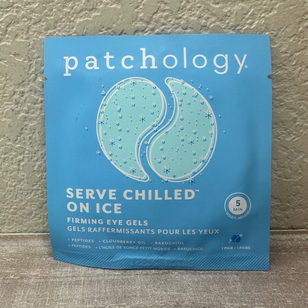 $3 🌙 Patchology‎ Serve Chilled On Ice Firming Eye Gels - Blue